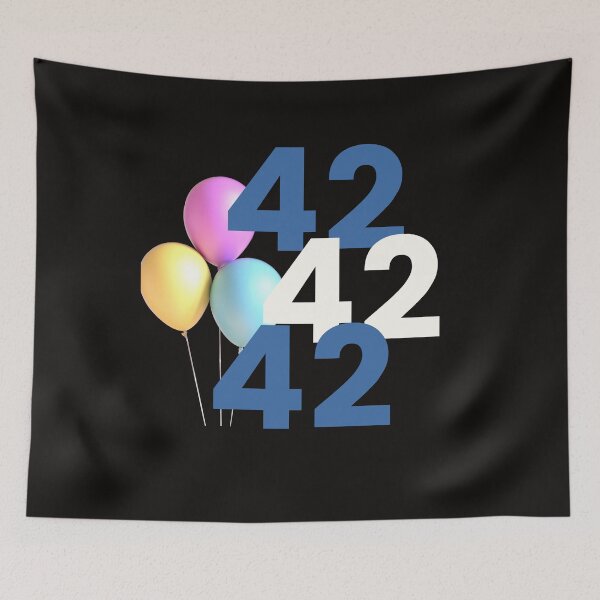 Item preview, 42 YEARS AWESOME designed and sold by starfishstuff.