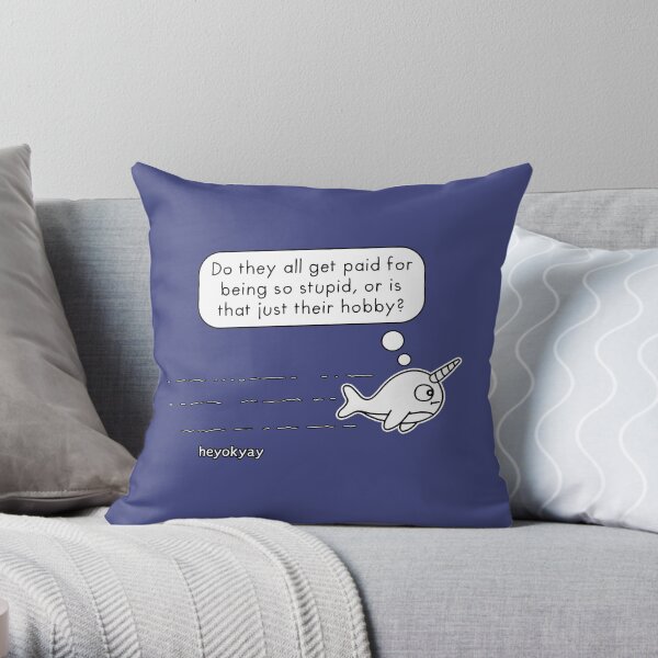 Desperation Throw Pillow