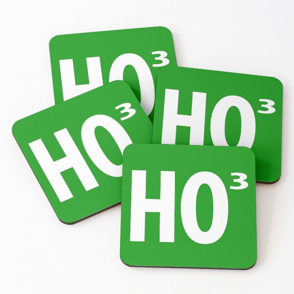 Item preview, HO3 - Funny Santa Clause - Ho, Ho, Ho Green Christmas Home Decor & Personal Holiday Style -  -  designed and sold by SkyArt2022.