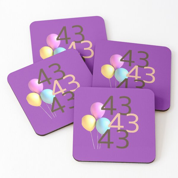 Item preview, 43 YEARS AWESOME designed and sold by starfishstuff.