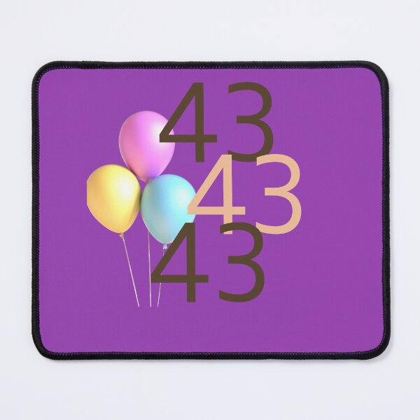 Item preview, 43 YEARS AWESOME designed and sold by starfishstuff.