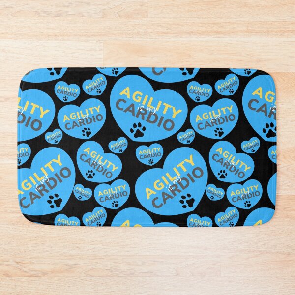 Item preview, Agility is my cardio in a blue heart designed and sold by PausePapote.
