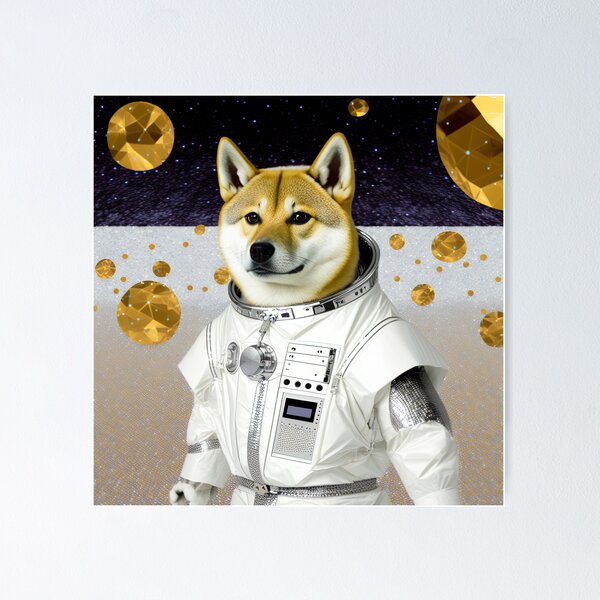 Item preview, Astronaut shiba inu  designed and sold by osssoconcept.
