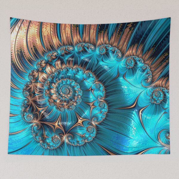 Item preview, Legendary Copper and Teal 67 designed and sold by Elisabeth Lucas.