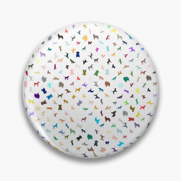 Item preview, Abstract Multi Color Dog Pattern designed and sold by Pixel4Art.