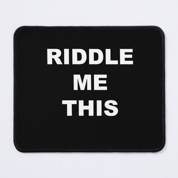 Item preview, riddle me this designed and sold by zareworks.
