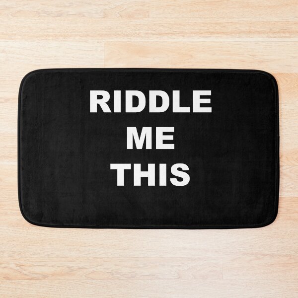Item preview, riddle me this designed and sold by zareworks.