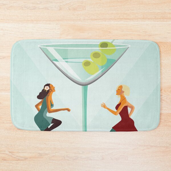 Item preview, Martini cocktail drink, vintage poster kitchen decor designed and sold by Arctic frame studio.
