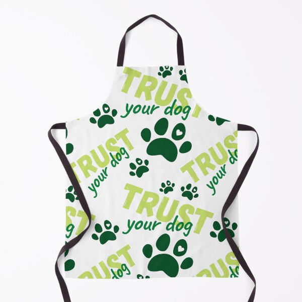 Item preview, Trust your dog in green designed and sold by PausePapote.