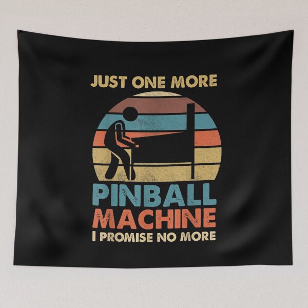 Item preview, Just One More Pinball Machine, Funny Pinball Lovers Gift  designed and sold by ThePatternArt  ⭐⭐⭐⭐⭐.