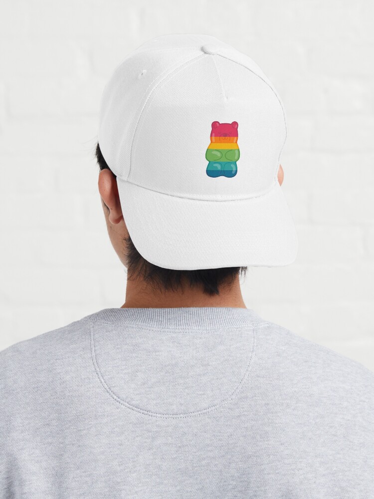 Bucket Hat Rainbow Bear Hat Rainbow Gummy Bear