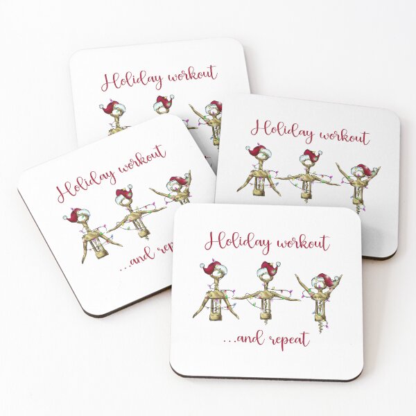 Item preview, Holiday Workout - Funny Christmas Designs designed and sold by doodle189.