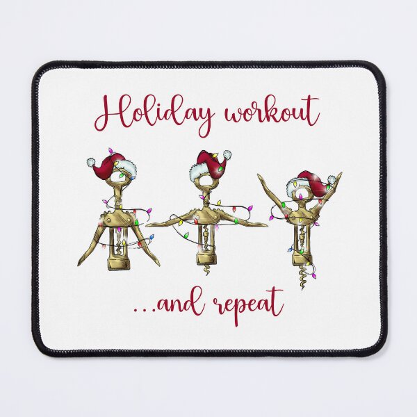 Item preview, Holiday Workout - Funny Christmas Designs designed and sold by doodle189.