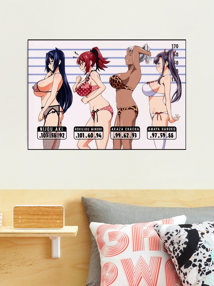 Bust Size Chart Maken-Ki Girls | Art Board Print