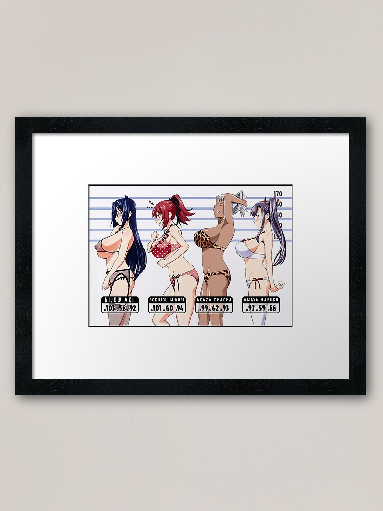 Bust Size Chart Maken-Ki Girls | Art Board Print