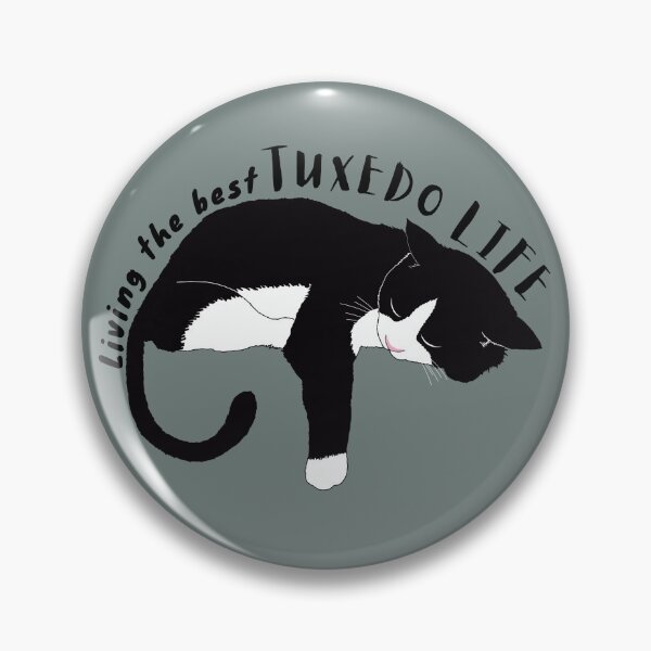 Item preview, Living the best Tuxedo Life - Tuxedo cat, Black and white Cat, Funny veterinary sticker, Veterinary Day Gift Idea, Vet Nurses, Vet Techs designed and sold by Verubi.