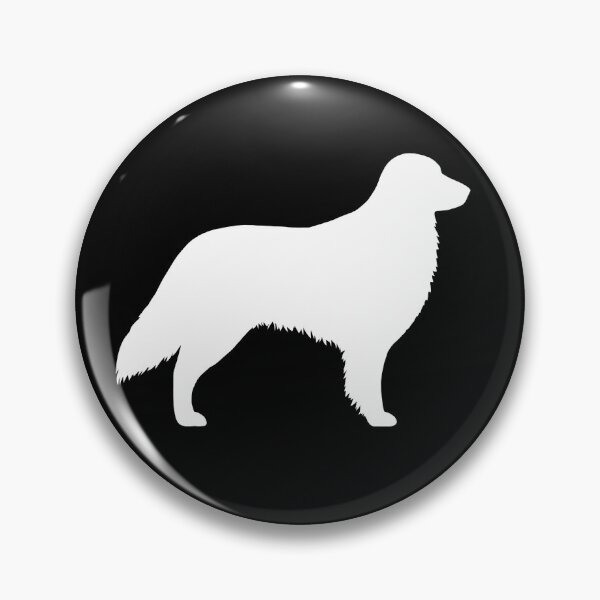 Item preview, Flat Coated Retriever Silhouette(s) designed and sold by Jenn Inashvili.