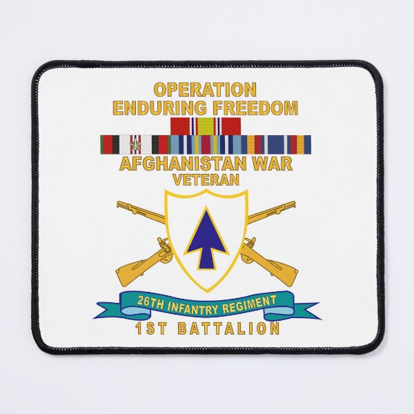 Item preview, Army - 26th Infantry Regiment - DUI w Br - Ribbon - TOP - 1st Bn w AFGHAN SVC  X 300 designed and sold by Military Insignia Products.