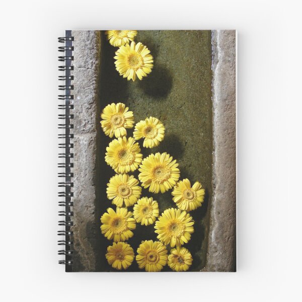 Item preview, Flores amarillas en el canal de piedra arenisca designed and sold by dare2go.