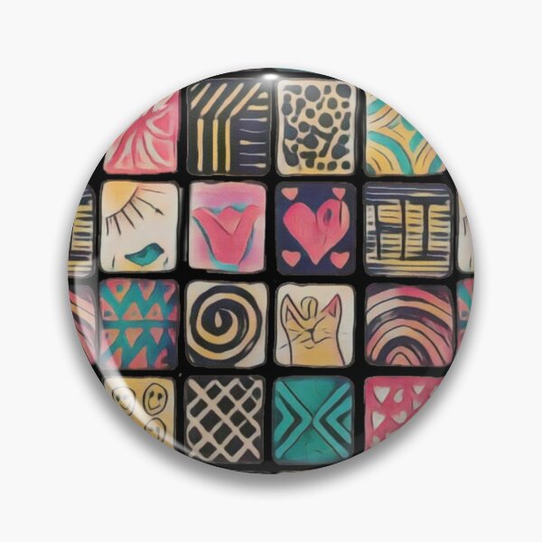 Item preview, Fun squares designed and sold by FlossOrFi.