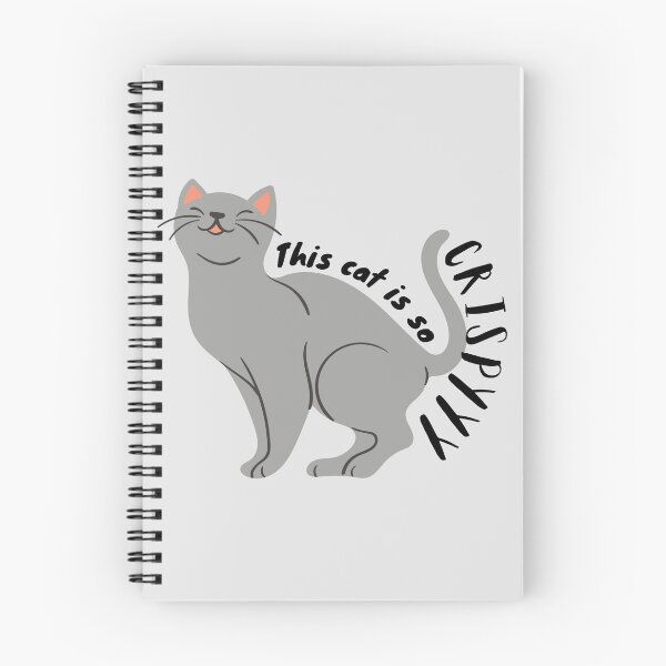 Item preview, This cat is so crispyyy! - Funny Vet med meme, Funny veterinary sticker, Veterinary Day Gift Idea, Vet Nurses, Vet Techs designed and sold by Verubi.