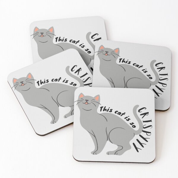 Item preview, This cat is so crispyyy! - Funny Vet med meme, Funny veterinary sticker, Veterinary Day Gift Idea, Vet Nurses, Vet Techs designed and sold by Verubi.