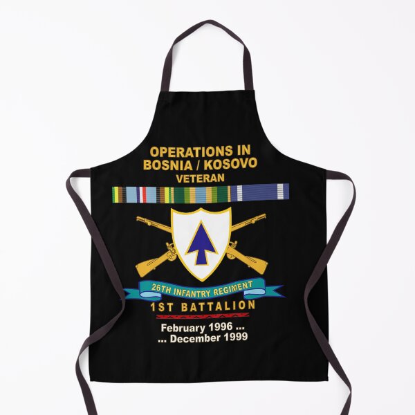 Item preview, Army - 26th Infantry Regiment - DUI w Br - Ribbon - TOP - 1st Bn w BOSNIA - KOSOVO SVC  X 300 designed and sold by Military Insignia Products.