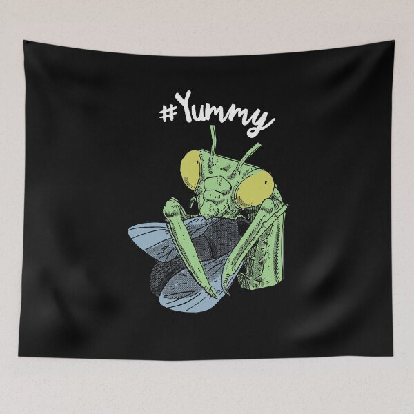 Item preview, Insect Enthusiast Yummy Praying Mantis designed and sold by ZzCorezZ.