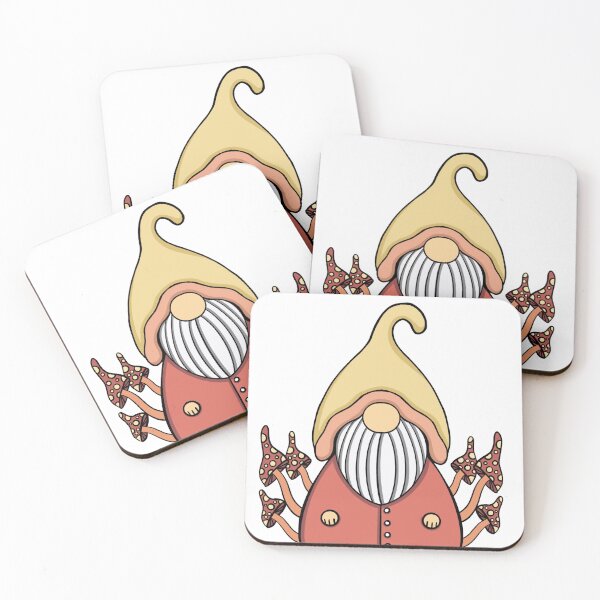Item preview, Gnome with Mushrooms designed and sold by ClydescopeCreat.