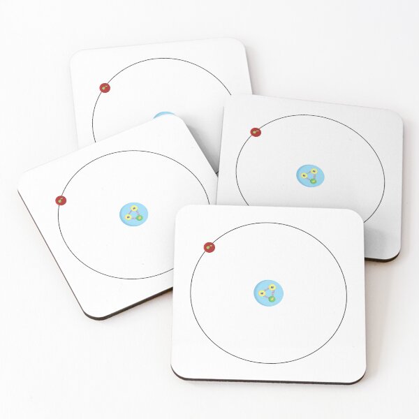 Item preview, Hydrogen atom, with proton made of quarks, physics and science designed and sold by NoetherSym.