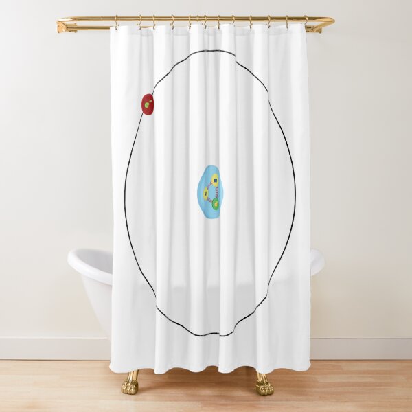 Item preview, Hydrogen atom, with proton made of quarks, physics and science designed and sold by NoetherSym.