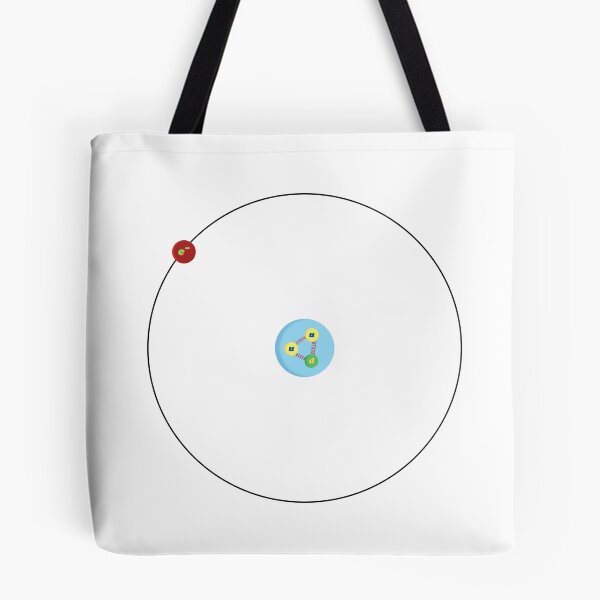 Item preview, Hydrogen atom, with proton made of quarks, physics and science designed and sold by NoetherSym.