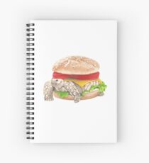 Veggie burger Spiral Notebook