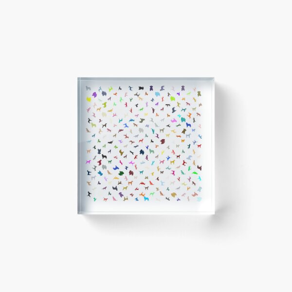 Item preview, Abstract Multi Color Dog Pattern designed and sold by Pixel4Art.