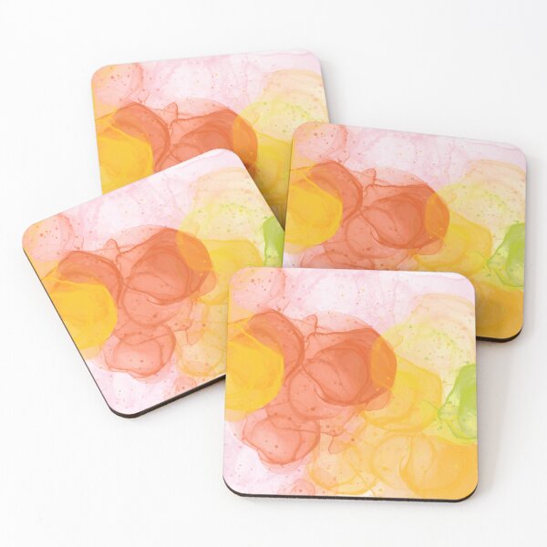 Item preview, Red Yellow Pink Orange Abstract designed and sold by miyu11.