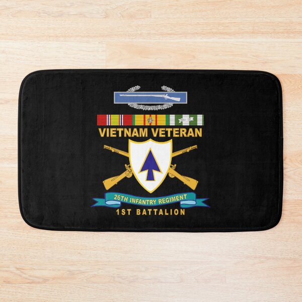 Item preview, Army - 26th Infantry Regiment - DUI w Br - Ribbon - TOP - 1st Bn w CIB VN SVC  X 300 designed and sold by Military Insignia Products.