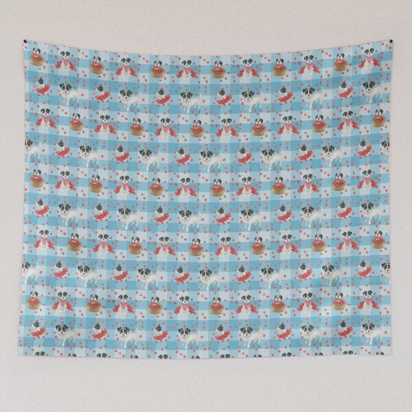 Item preview, Jack Russell - Apple Harvest Gingham designed and sold by jollyinu.