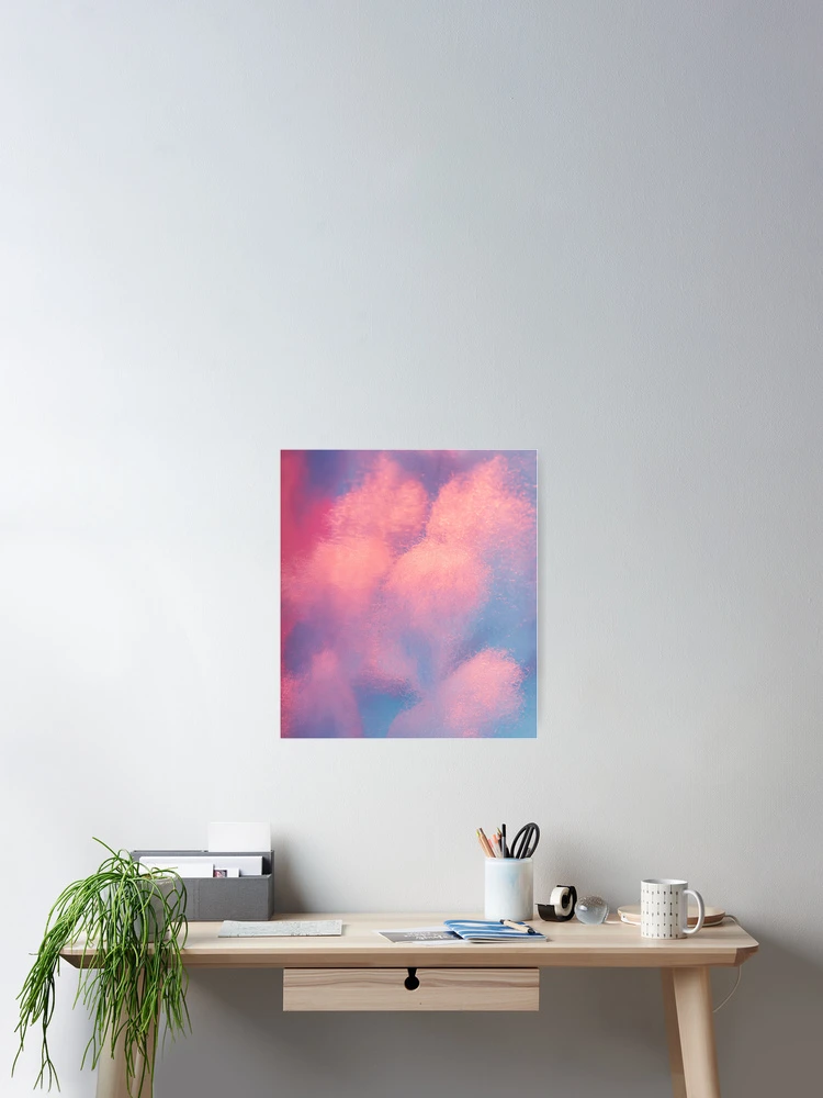 Thumbnail 2 of 3, Poster, Pink clouds designed and sold by RIXXI HEY CO..