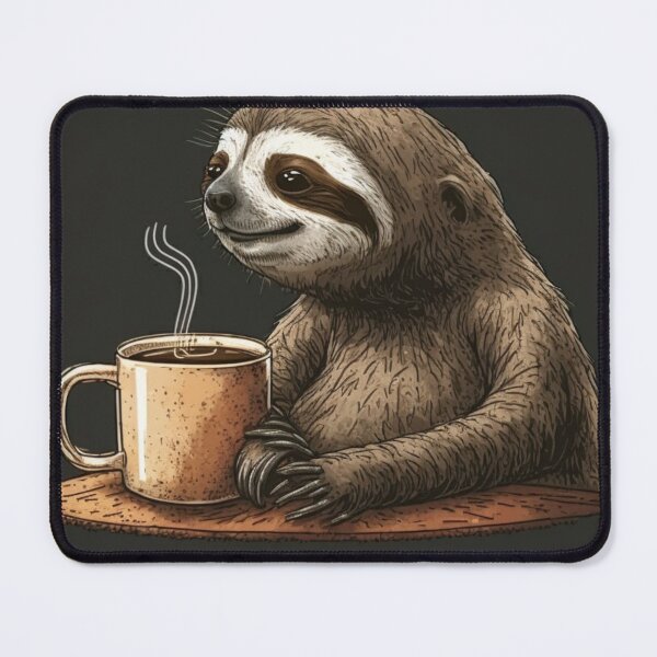 Item preview, Feeling Slothee Need More Coffee designed and sold by TheBaconStudio.