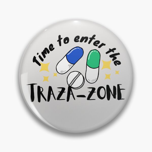 Item preview, Time to enter the TRAZA-ZONE - Trazadone, Antianxiety meds, Calming meds, Funny veterinary sticker, Veterinary Day Gift Idea, Vet Nurses, Vet Techs designed and sold by Verubi.