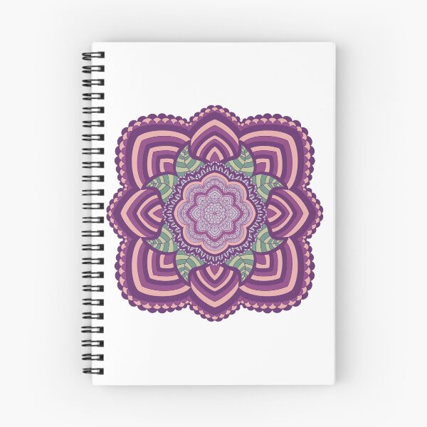 Item preview, Purple Floral Mandala designed and sold by ClydescopeCreat.