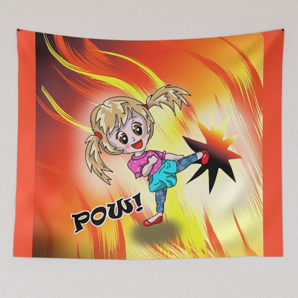 Item preview, kung fu girl designed and sold by BeingNow.