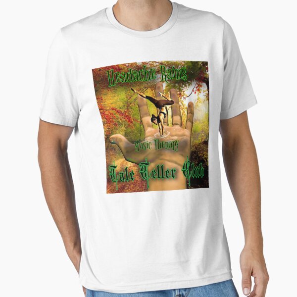 Music Therapy Tale Teller Club Record Cover Art by iServalan CDM Music Track Essential T-Shirt