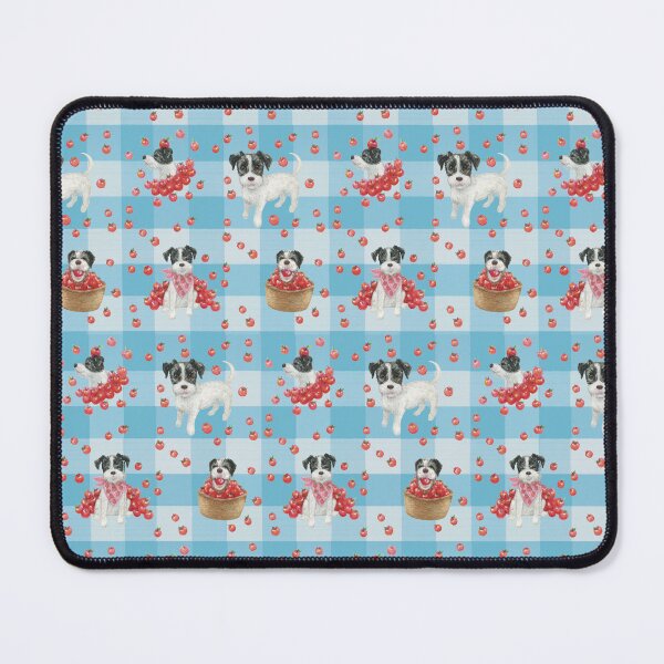 Item preview, Jack Russell - Apple Harvest Gingham designed and sold by jollyinu.