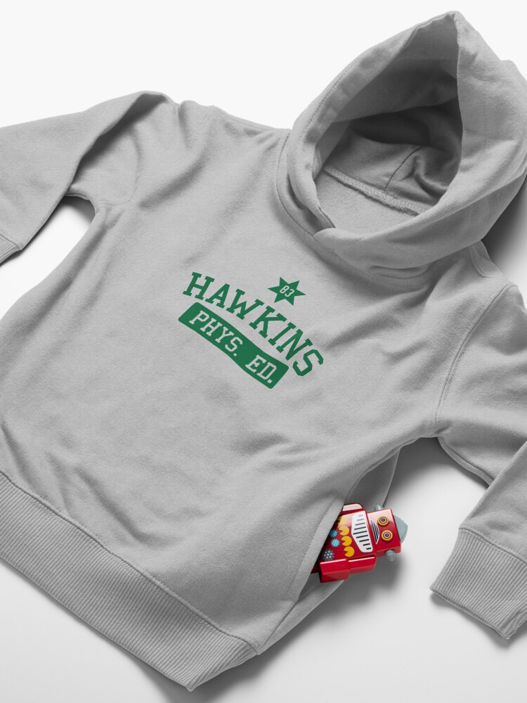 Thumbnail 4 of 5, Toddler Pullover Hoodie, Hawkins Middle School Phys Ed designed and sold by aleborges.