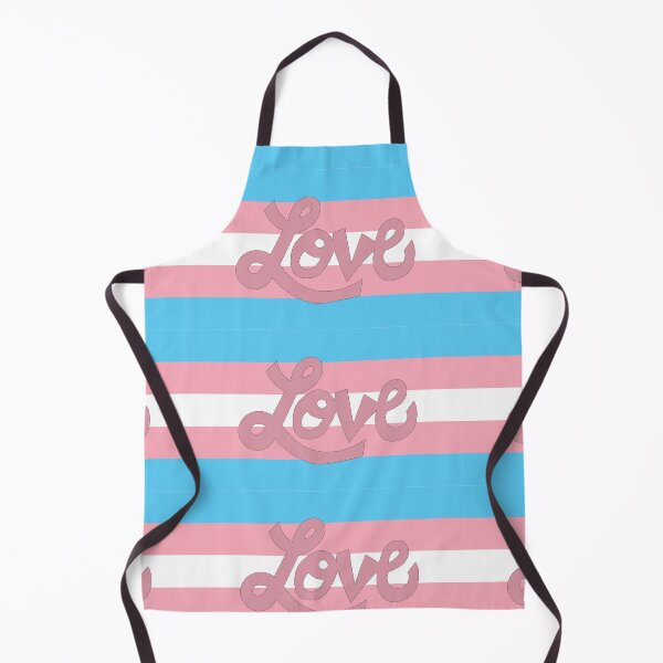 Item preview, Transgender pride flag with pink Love text designed and sold by AngelDawnDesign.