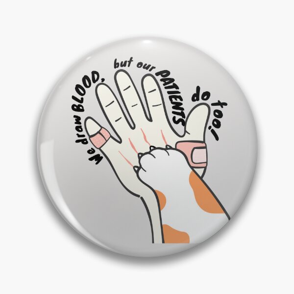 Item preview, We draw blood, but our patients do too - draw blood, blood sample, Calming meds, Funny veterinary sticker, Veterinary Day Gift Idea, Vet Nurses, Vet Techs designed and sold by Verubi.