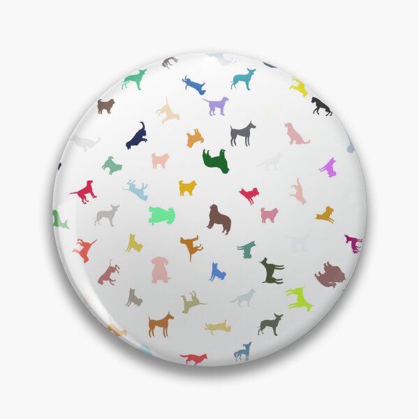 Item preview, Abstract Multi Color Dog Pattern designed and sold by Pixel4Art.