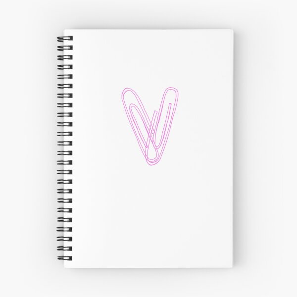 Item preview, pink paperclip heart designed and sold by ltbenedict21.