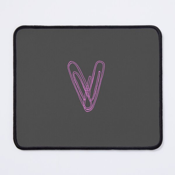 Item preview, pink paperclip heart designed and sold by ltbenedict21.